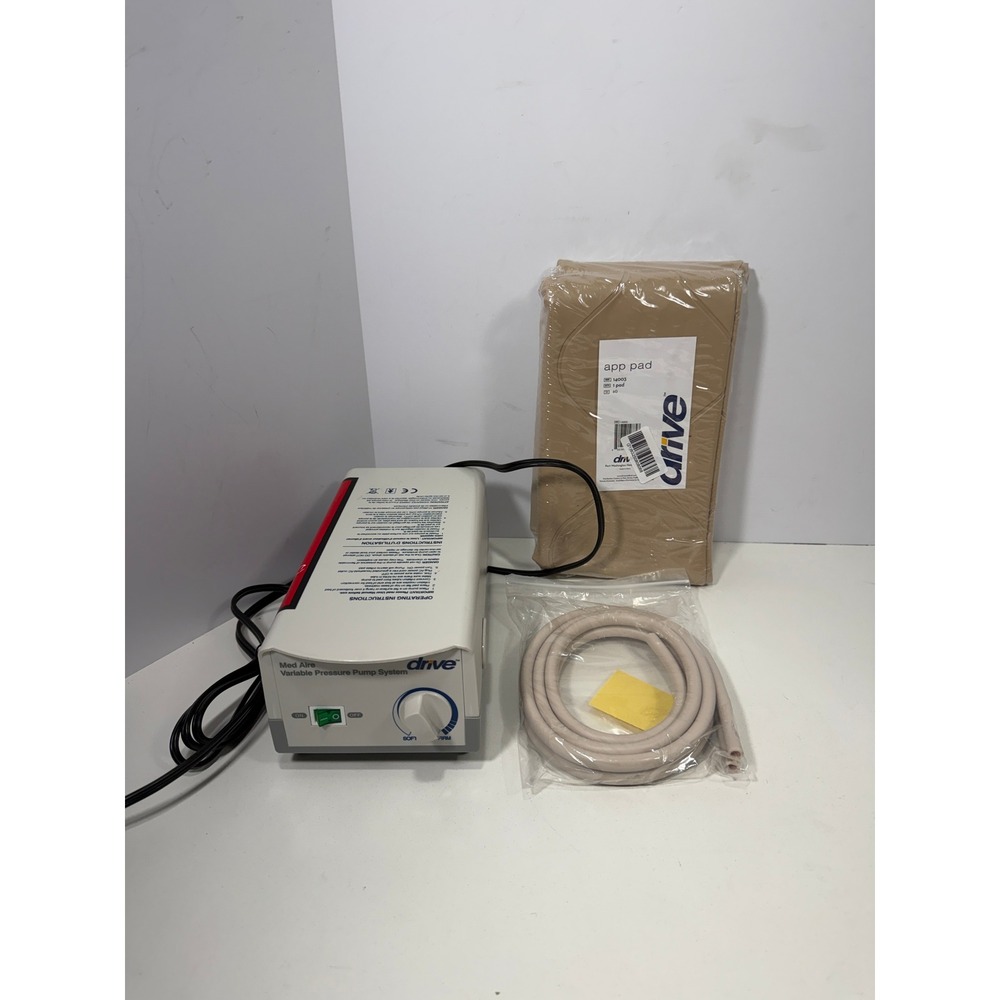 Drive Medical Med Aire Variable Pressure Pump System 14005E w/ Pad & Tubing NEW